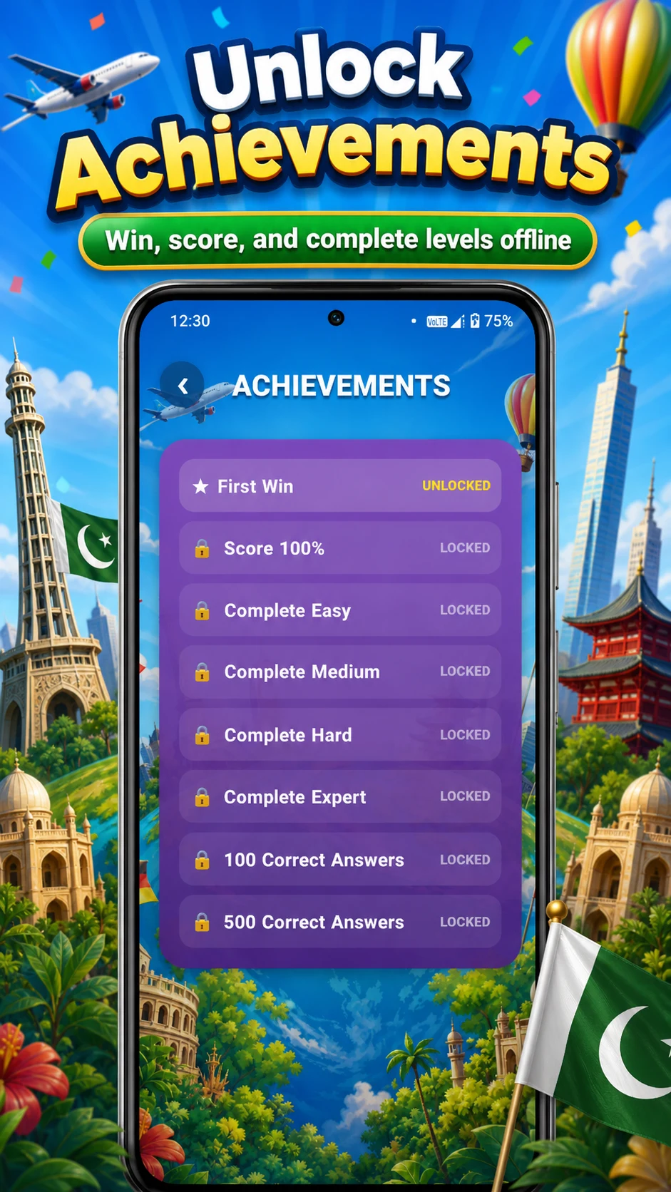 Flag Quiz Master: World Trivia screenshot