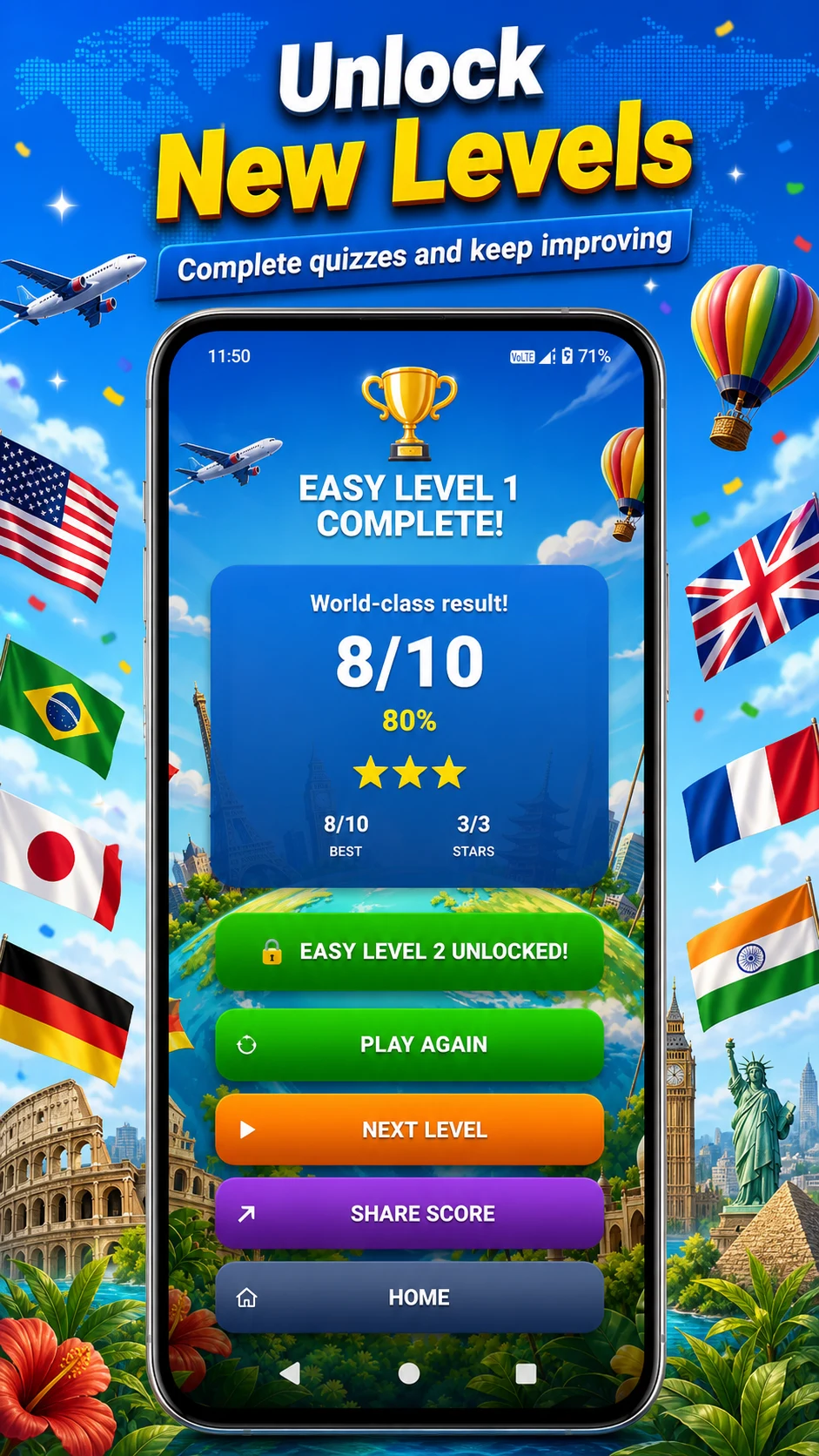 Flag Quiz Master: World Trivia screenshot