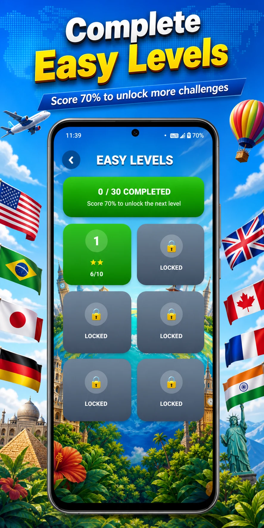 Flag Quiz Master: World Trivia screenshot