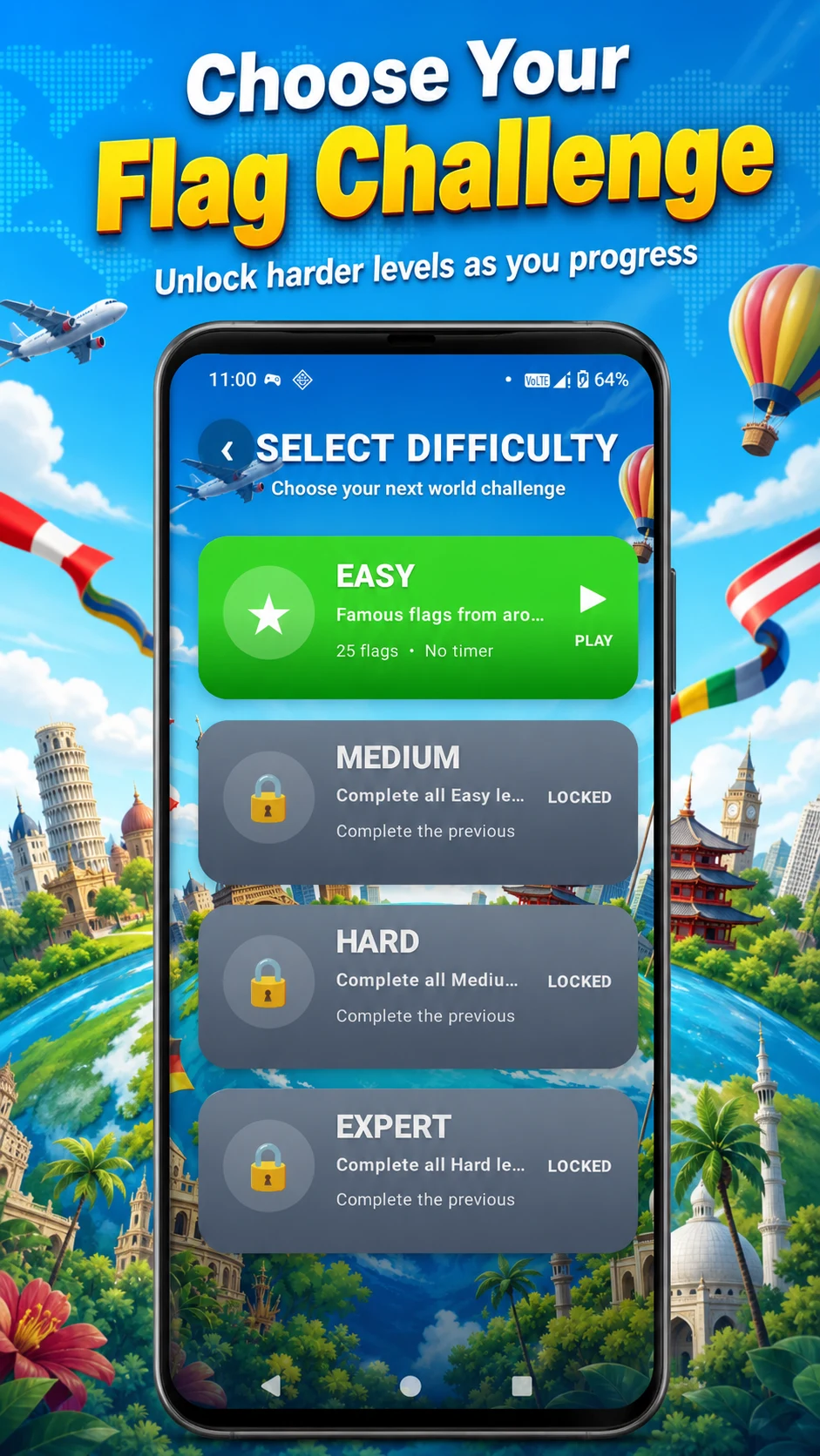 Flag Quiz Master: World Trivia screenshot
